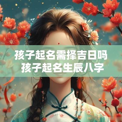 孩子起名需择吉日吗 孩子起名生辰八字取名取名字