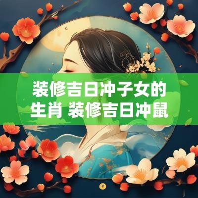 装修吉日冲子女的生肖 装修吉日冲鼠煞北是什么意思