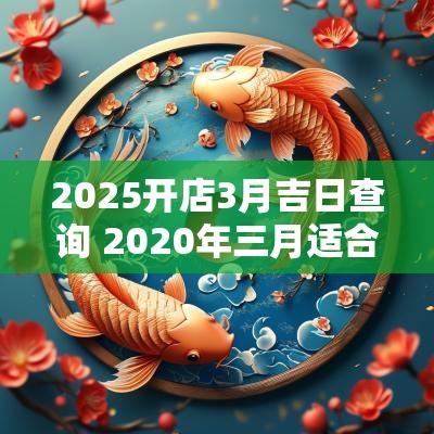 2025开店3月吉日查询 2025年三月适合开店的日子