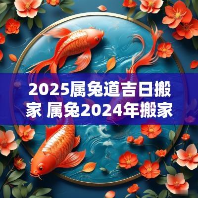 2025属兔道吉日搬家 属兔2025年搬家吉日