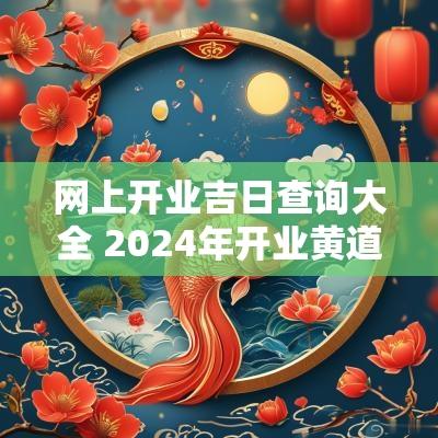 网上开业吉日查询大全 2025年开业黄道吉日查询