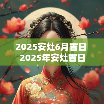2025安灶6月吉日 2025年安灶吉日