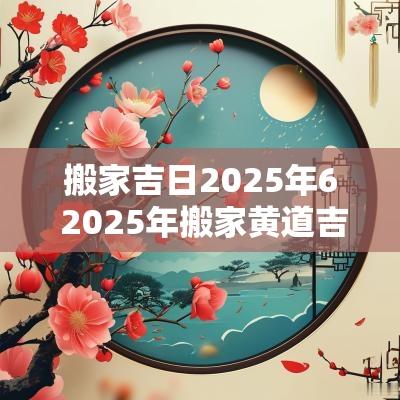 搬家吉日2025年6 2025年搬家黄道吉日一览表