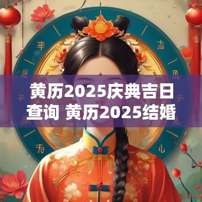 黄历2025庆典吉日查询 黄历2025结婚吉日查询