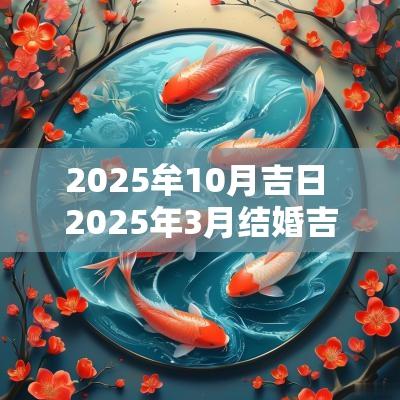 2025牟10月吉日 2025年3月结婚吉日一览表