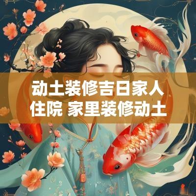 动土装修吉日家人住院 家里装修动土仪式