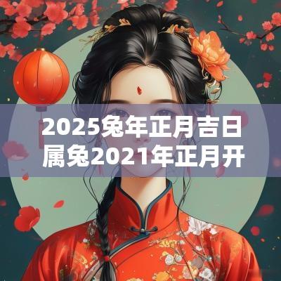 2025蛇年正月吉日 属兔2025年正月开工吉日