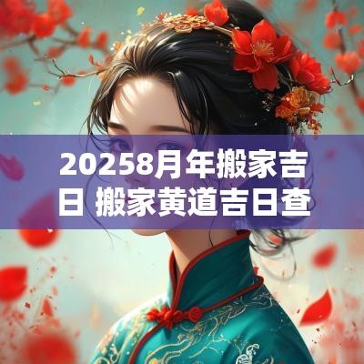 20258月年搬家吉日 搬家黄道吉日查询2025年8月25 20258月年搬家吉日 搬家黄道吉日查询2025年8月25