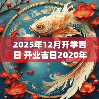 2025年12月开学吉日 开业吉日2025年12月最佳时间