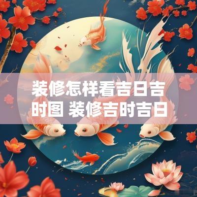 装修怎样看吉日吉时图 装修吉时吉日查询老黄历