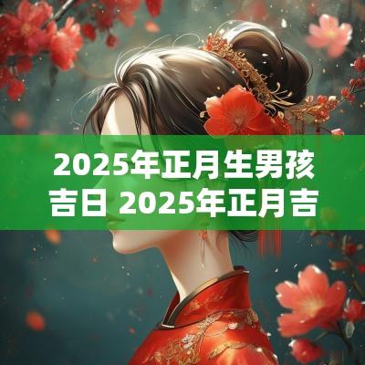 2025年正月生男孩吉日 2025年正月吉日