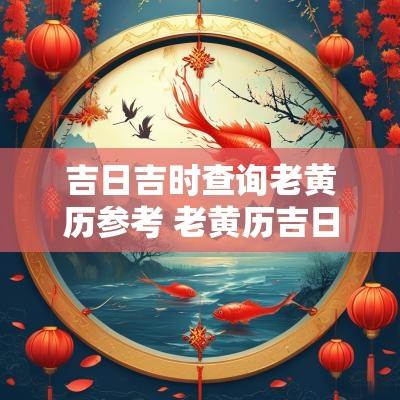 吉日吉时查询老黄历参考 老黄历吉日吉时查询