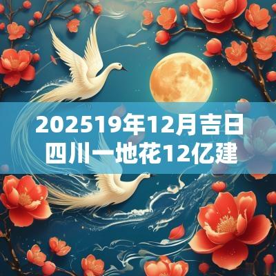 202519年12月吉日 四川一地花12亿建交流中心