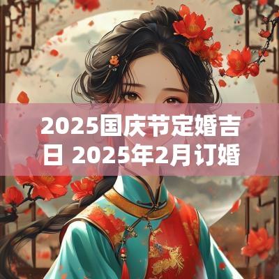 2025国庆节定婚吉日 2025年2月订婚黄道吉日是哪几天