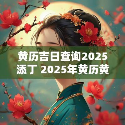 黄历吉日查询2025添丁 2025年黄历黄道吉日查询