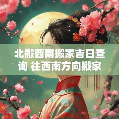 北搬西南搬家吉日查询 往西南方向搬家的好日子
