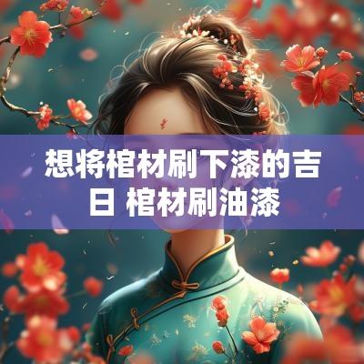 想将棺材刷下漆的吉日 棺材刷油漆