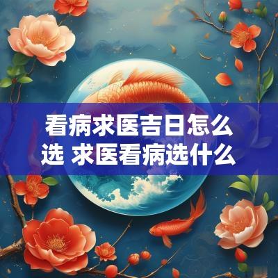 看病求医吉日怎么选 求医看病选什么日子
