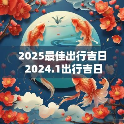 2025最佳出行吉日 2025.1出行吉日