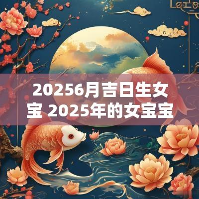 20256月吉日生女宝 2025年的女宝宝几月出生最好