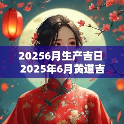 20256月生产吉日 2025年6月黄道吉日婚嫁吉日查询