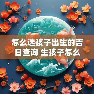 怎么选孩子出生的吉日查询 生孩子怎么选吉日