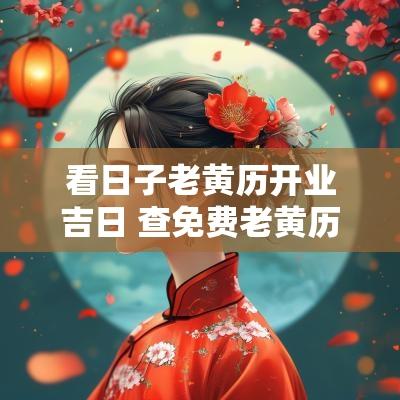 看日子老黄历开业吉日 查免费老黄历开业吉日吉时