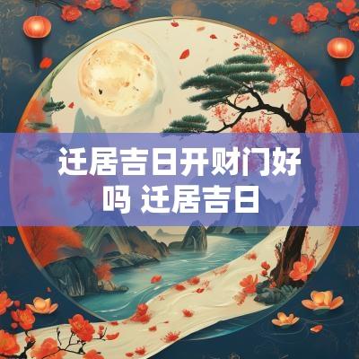迁居吉日开财门好吗 迁居吉日