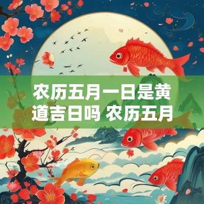 农历五月一日是黄道吉日吗 农历五月一号是黄道吉日吗