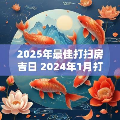2025年最佳打扫房吉日 2025年1月打扫房子黄道吉日