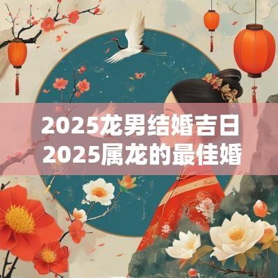2025龙男结婚吉日 2025属龙的最佳婚配