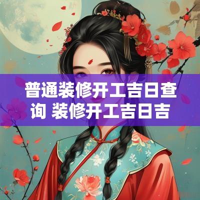 普通装修开工吉日查询 装修开工吉日吉时查询2025年5月