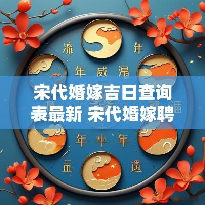 宋代婚嫁吉日查询表最新 宋代婚嫁聘礼