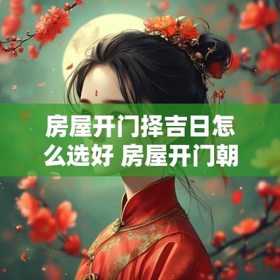 房屋开门择吉日怎么选好 房屋开门朝向风水