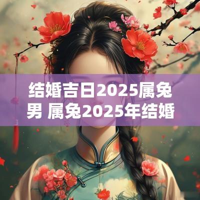 结婚吉日2025属兔男 属兔2025年结婚吉日
