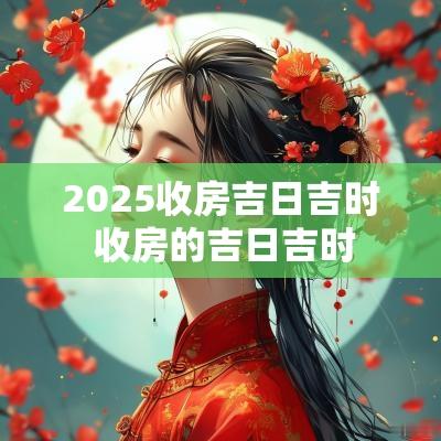 2025收房吉日吉时 收房的吉日吉时