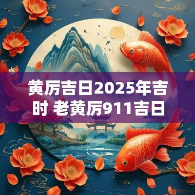 黄厉吉日2025年吉时 老黄厉911吉日吉时查询