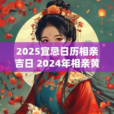 2025宜忌日历相亲吉日 2025年相亲黄道吉日