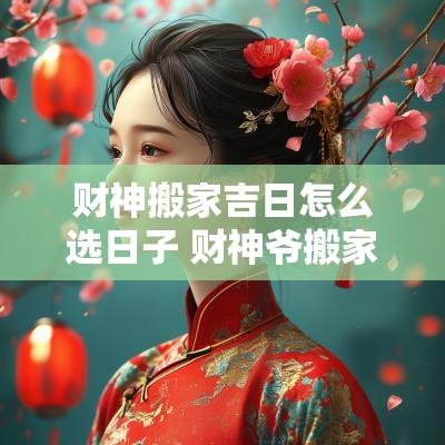 财神搬家吉日怎么选日子 财神爷搬家什么日子最吉利