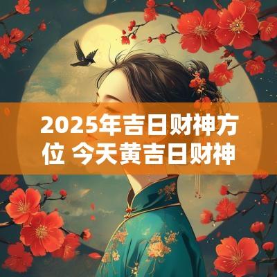 2025年吉日财神方位 今天黄吉日财神方位