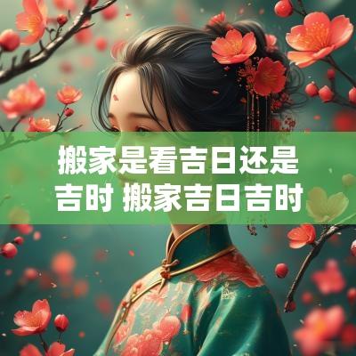 搬家是看吉日还是吉时 搬家吉日吉时2025