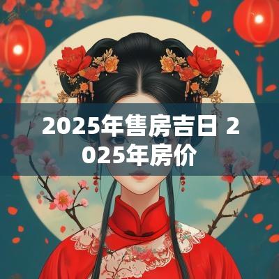 2025年售房吉日 2025年房价