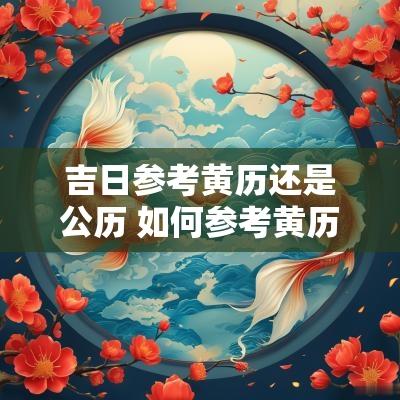 吉日参考黄历还是公历 如何参考黄历选择提车吉日?