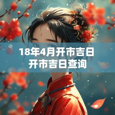 18年4月开市吉日 开市吉日查询