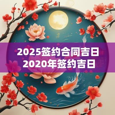 2025签约合同吉日 2025年签约吉日