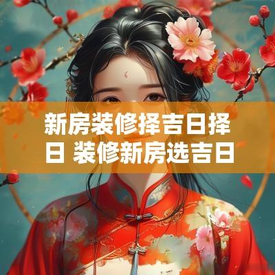 新房装修择吉日择日 装修新房选吉日