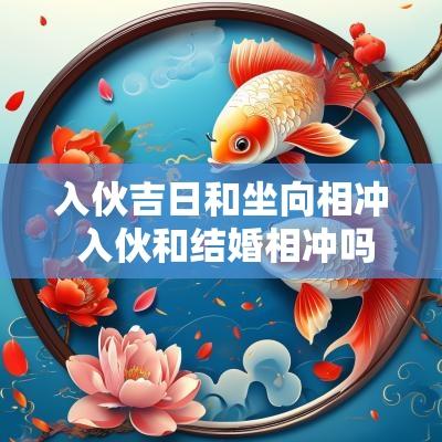 入伙吉日和坐向相冲 入伙和结婚相冲吗
