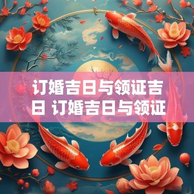 订婚吉日与领证吉日 订婚吉日与领证吉日不一样