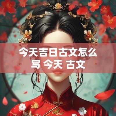 今天吉日古文怎么写 今天 古文