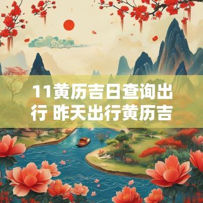 11黄历吉日查询出行 昨天出行黄历吉日查询